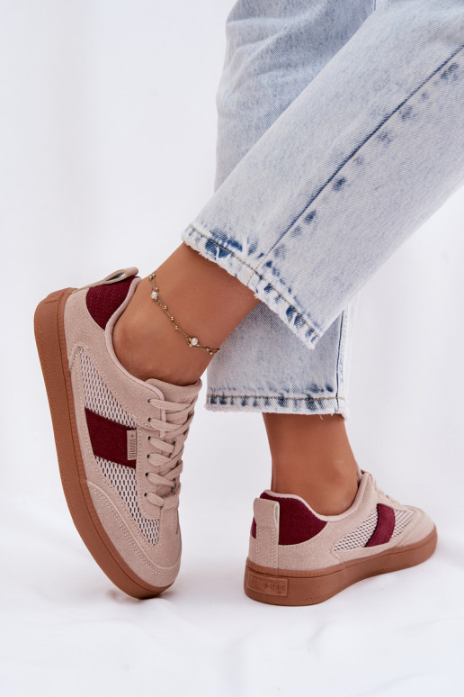 Chaussures modèle baskets Féminin Big Star TT274760 couleur rose