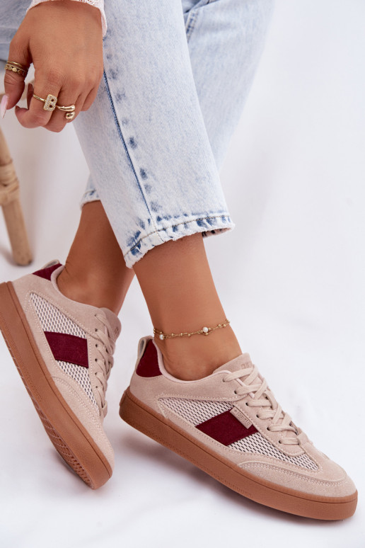 Chaussures modèle baskets Féminin Big Star TT274760 couleur rose