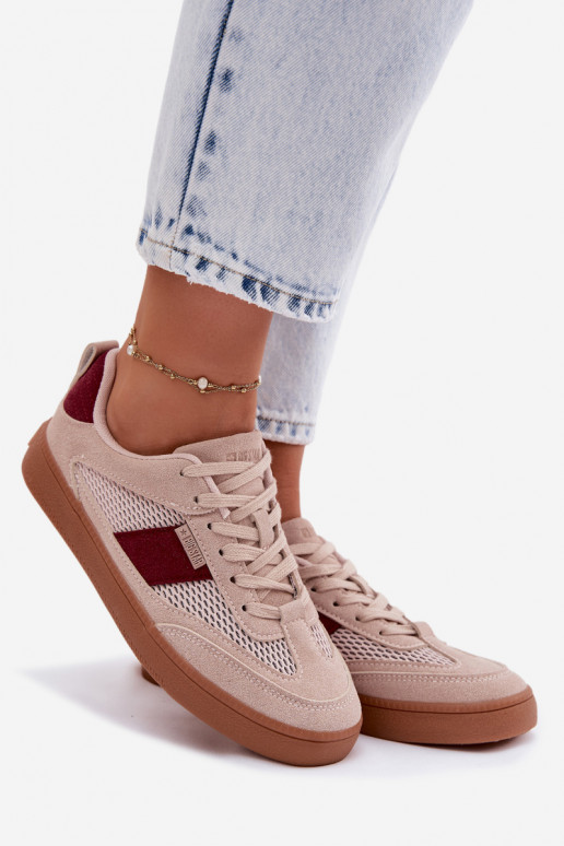 Chaussures modèle baskets Féminin Big Star TT274760 couleur rose