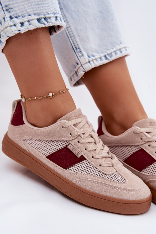 Chaussures modèle baskets Féminin Big Star TT274760 couleur rose