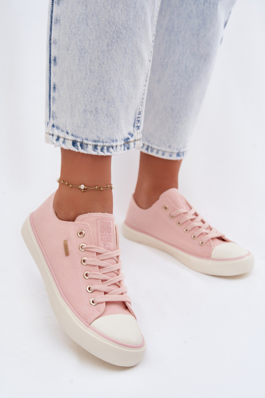 Chaussures de loisirs Faible Big Star TT274776 couleur rose