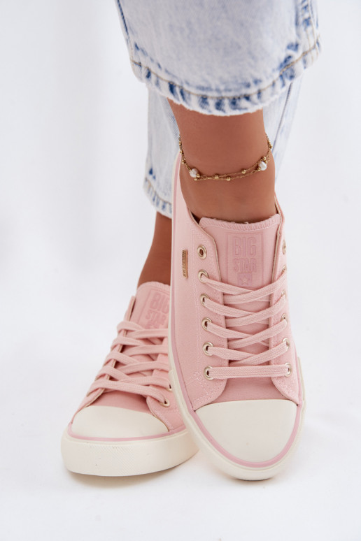 Chaussures de loisirs Faible Big Star TT274776 couleur rose