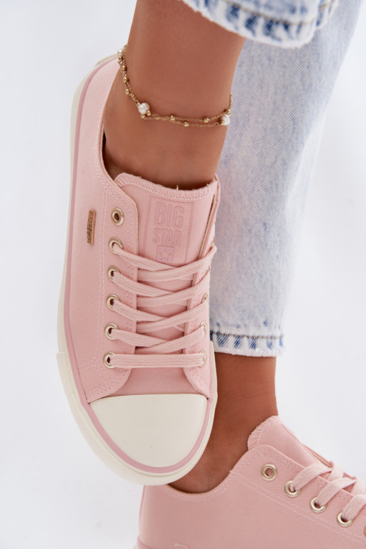 Chaussures de loisirs Faible Big Star TT274776 couleur rose
