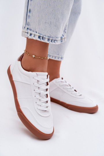 Chaussures modèle baskets Féminin Big Star TT274366 couleur blanche 2