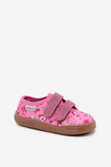 Chaussons pour enfants Milami couleur rose Saphira