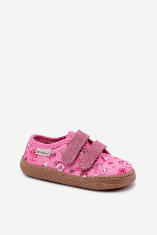 Chaussons Barefoot Puéril Puéril Milami couleur rose Saphira