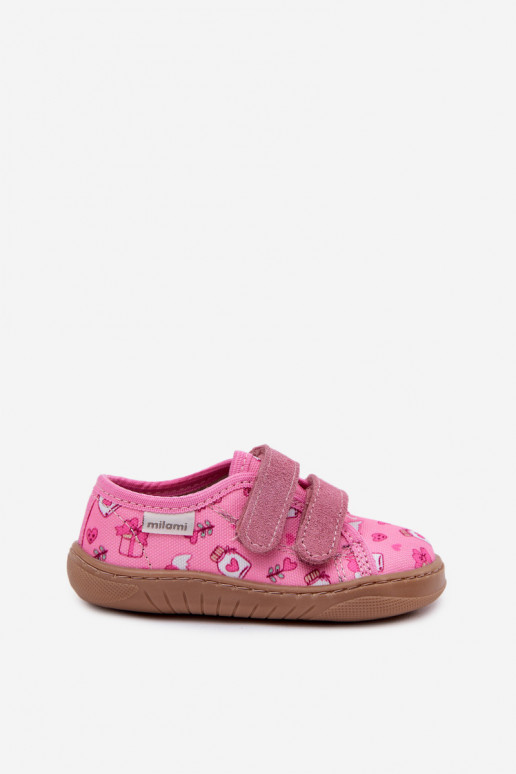 Chaussons Barefoot Puéril Puéril Milami couleur rose Saphira