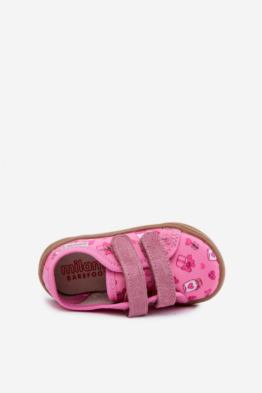 Chaussons Barefoot Puéril Puéril Milami couleur rose Saphira