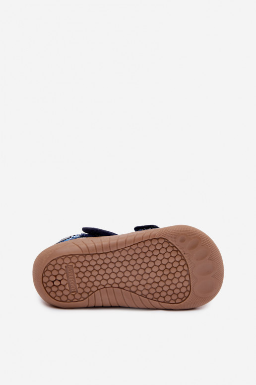 Chaussons Barefoot Puéril Milami Des balles bleu foncé Lumi