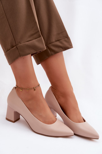 Chaussures avec des talons Sergio Leone PB413 KremoÀy couleur rose