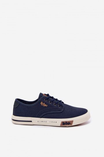 Chaussures de loisirs pour hommes Lee Cooper LCIN-26-02-4087 en bleu marine