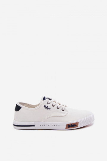 Chaussures décontractées pour hommes Lee Cooper LCDANS-26-02-4086 couleur blanche 2