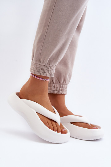 Chaussons femme avec mousse Chaussons couleur blanche Roux 2