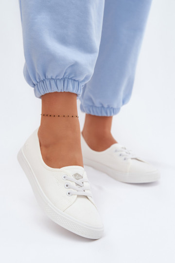 Baskets Chaussures de loisirs Lee Cooper LCDANS-26-02-4044 couleur blanche 2
