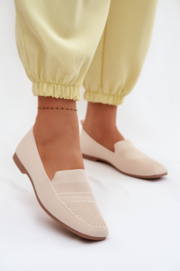  mocassins pour femmes couleur ivoire Dorielle 2