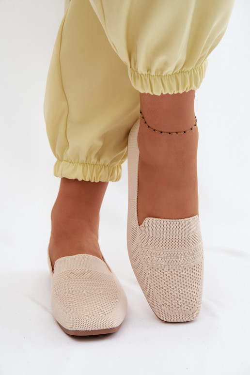  mocassins pour femmes couleur ivoire Dorielle