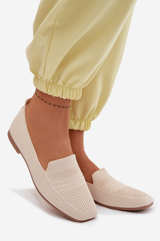  mocassins pour femmes couleur ivoire Dorielle