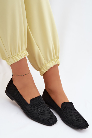 Mocassins noirs pour femmes Dorielle