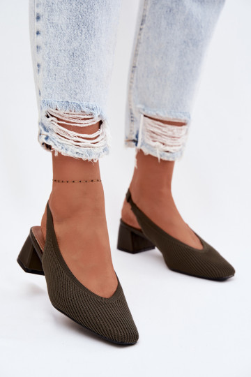 Sandales kaki avec talons Tai turircelle 2