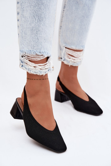 Sandales noires avec talons Tai turircelle 2
