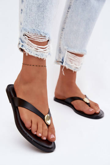 isocèle Chaussons Chaussons Féminin Ze couleur doréem Detalem couleur noire Tella 2