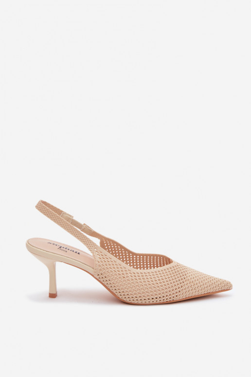 Sandales pour femmesgrillego Il fauttérielu avec des talons fins beige Emiliana