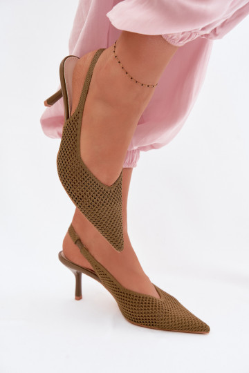 Sandales pour femmesgrillego Il fauttérielu avec des talons fins couleur verte Emiliana