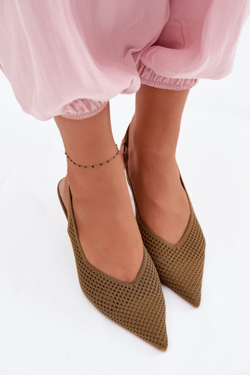 Sandales pour femmesgrillego Il fauttérielu avec des talons fins couleur verte Emiliana