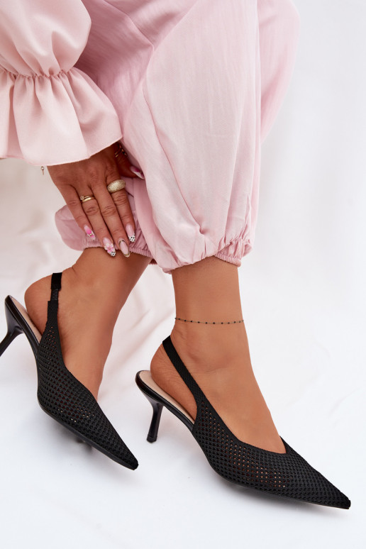 Sandales pour femmesgrillego Il fauttérielu avec des talons fins couleur noire Emiliana