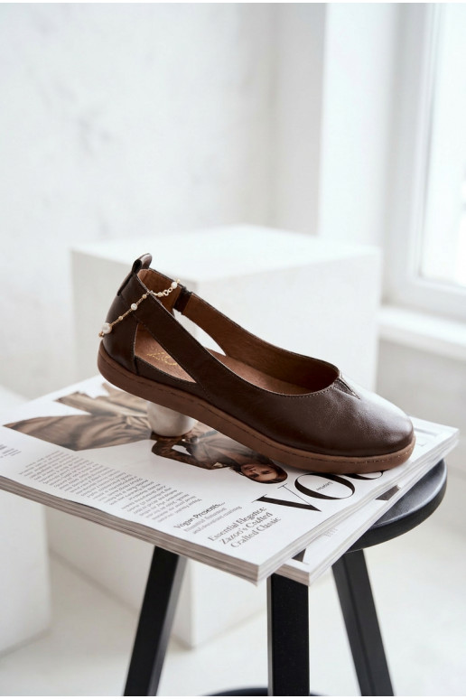 Ballerines Barefoot Zazoo 10217 chocolat