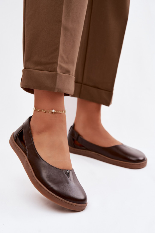 Ballerines Barefoot Zazoo 10217 chocolat