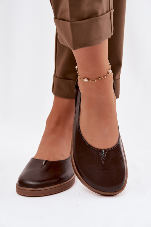 Ballerines Barefoot Zazoo 10217 chocolat