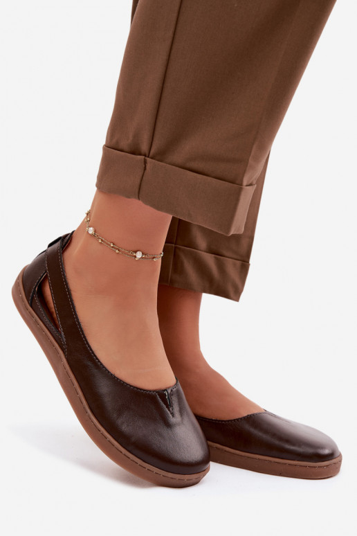 Ballerines Barefoot Zazoo 10217 chocolat