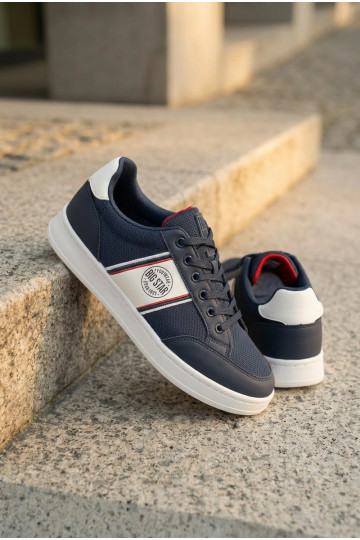 Baskets bleu marine pour hommes
