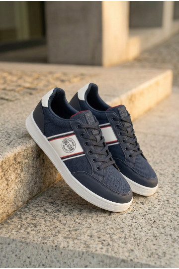Baskets bleu marine pour hommes 2