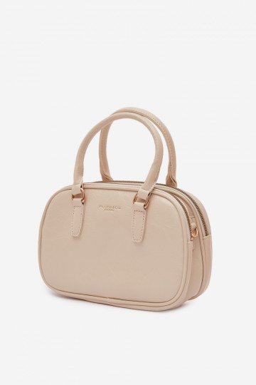 Ordinateur de poche Typu Tronc Petit en cuir écologique Brillammentbeige Soraya 2