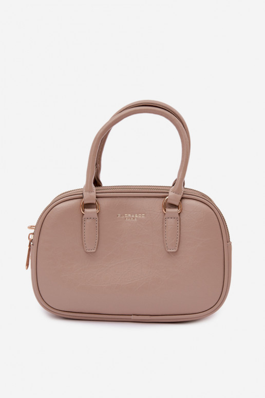 Ordinateur de poche Typu Tronc Petit en cuir écologique Sombrebeige Soraya