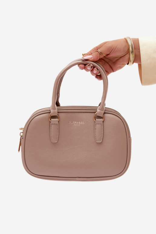 Ordinateur de poche Typu Tronc Petit en cuir écologique Sombrebeige Soraya