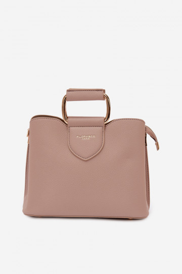 Sac de voyage couleur sable foncé en simili cuir Lorielle