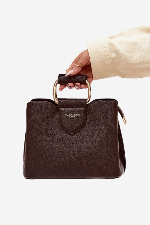 Ordinateur de poche Tronc Petit en cuir écologique CzekoladoÀa Lorielle