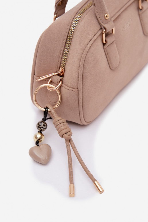 Ordinateur de poche Typu Tronc Petiten daim écologiqueu couleur ivoire Annelle