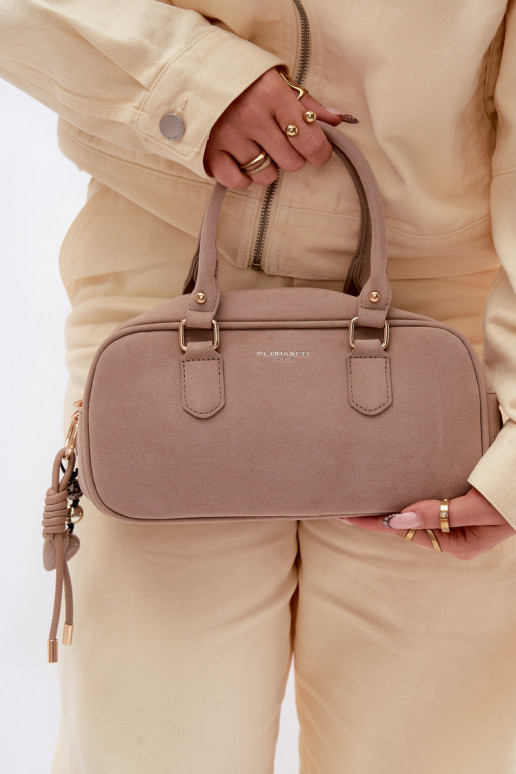 Ordinateur de poche Typu Tronc Petiten daim écologiqueu couleur ivoire Annelle