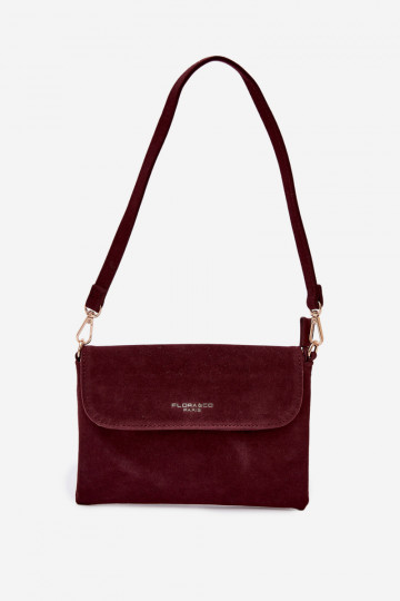 Un petit sac à mainen daim écologiqueu Bourgogne Lucelle