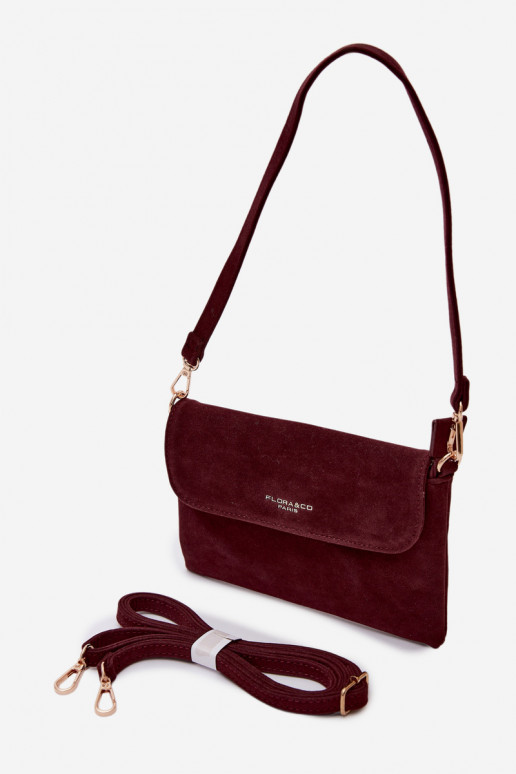 Un petit sac à mainen daim écologiqueu Bourgogne Lucelle