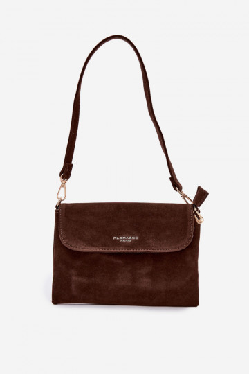 Un petit sac à mainen daim écologiqueu CzekoladoÀa Lucelle