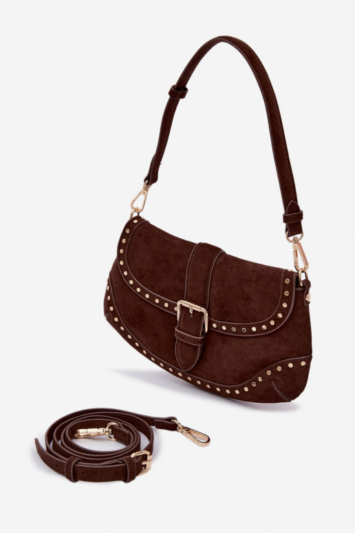 Ordinateur de poche avec des rivets en daim écologiqueoÀa CzekoladoÀa Clarielle