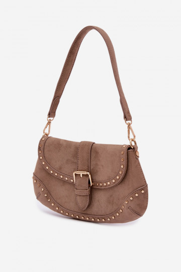 Ordinateur de poche avec des rivets en daim écologiqueoÀa Sombrebeige Clarielle 2