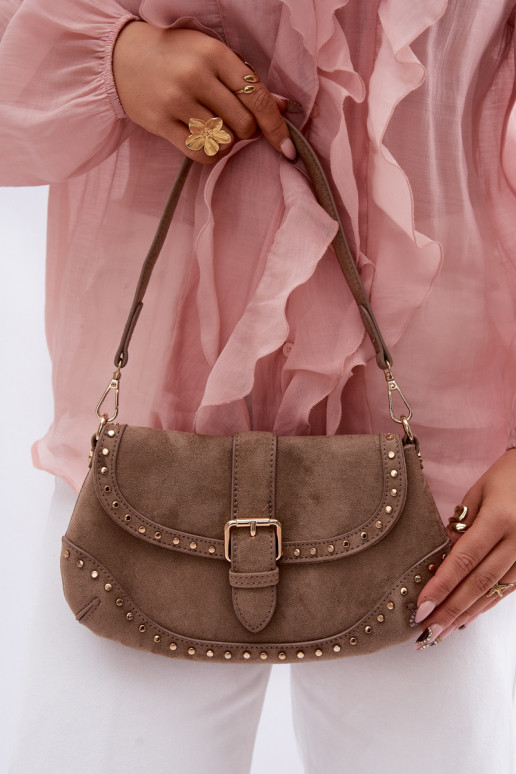 Ordinateur de poche avec des rivets en daim écologiqueoÀa Sombrebeige Clarielle