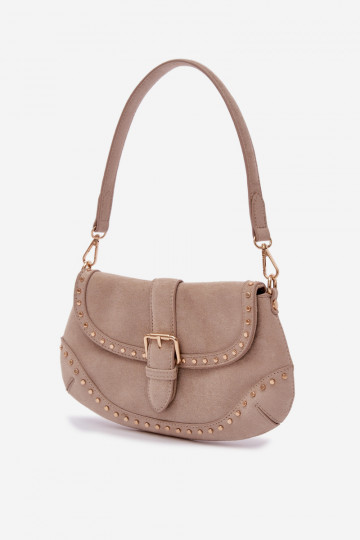 Ordinateur de poche avec des rivets en daim écologiqueoÀa Brillammentbeige Clarielle 2