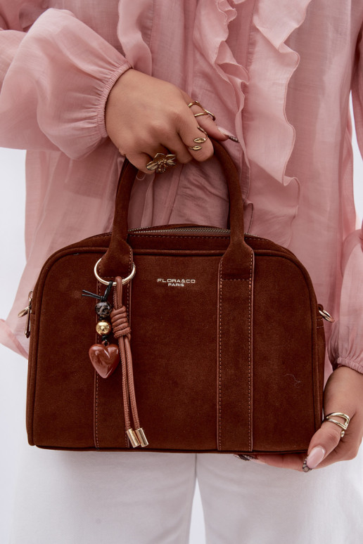 Ordinateur de poche Typu Tronc en daim écologiqueoÀaBrelokiem marron Sorielle